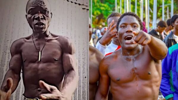 Majembe and Mbavu the Destroyer Nearly Come to Blows at Pre-Fight Weigh-In